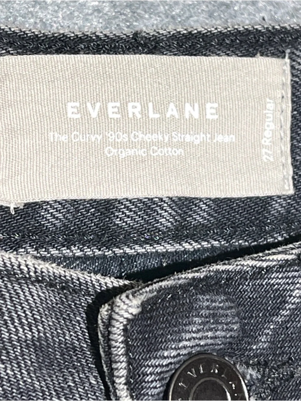 EVERLANE Curvy 90s Cheeky Straight Jeans Organic Cotton Size 27R
